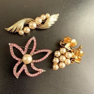 I LOVE PEARLS Vintage Trio